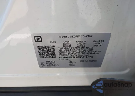 2024 Buick Encore Gx Preferred Fwd z USA, uszkodzony, nr VIN KL4AMBSL8RB011576